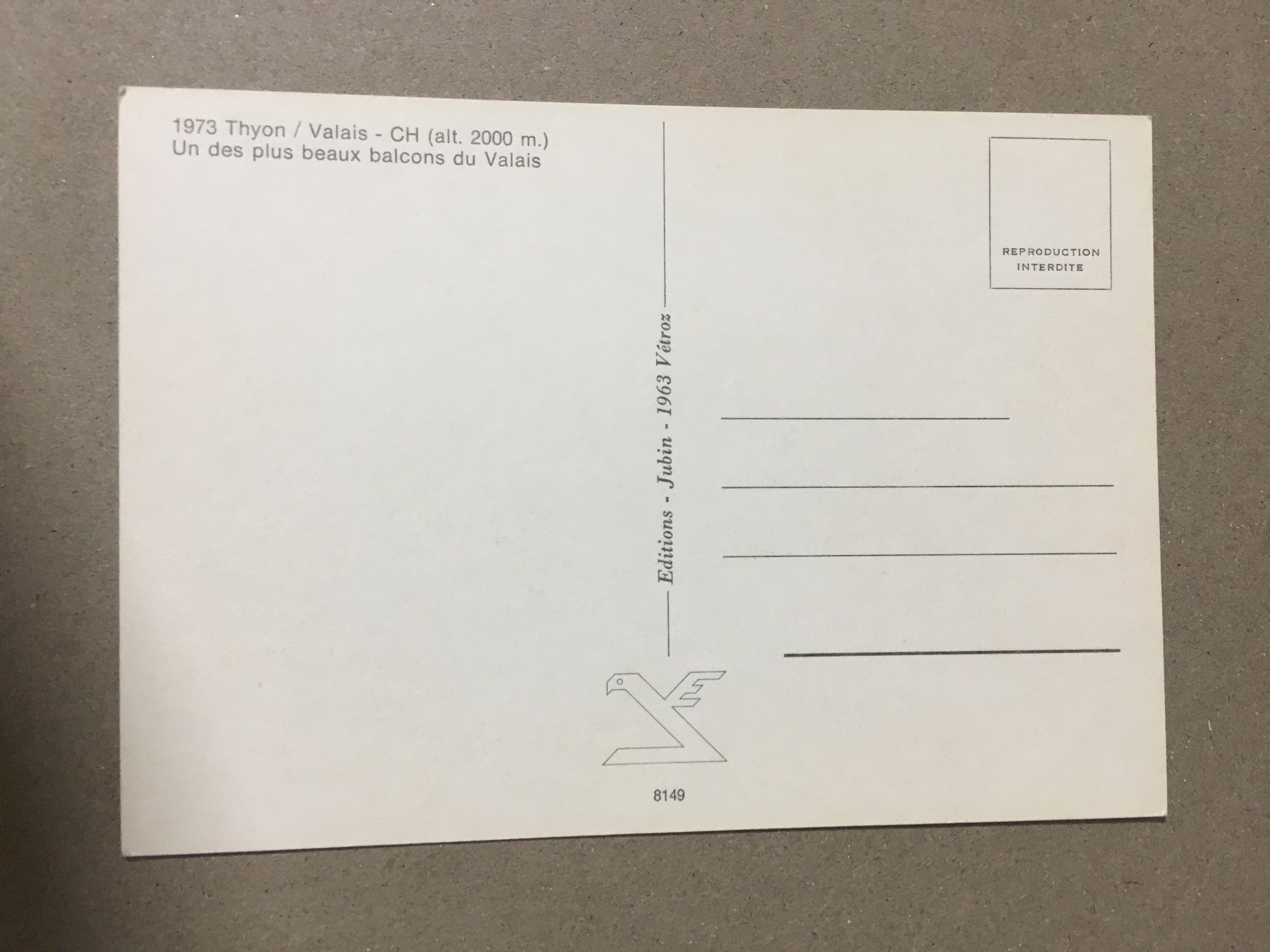 Cartes postales: Thyon Wallis alte Edition mehrbildrig – D'occasion à Küttigen par Melisch1000 1