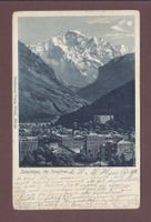 INTERLAKEN - Jungfrau bei Nacht - 1900 // Eckbug //
