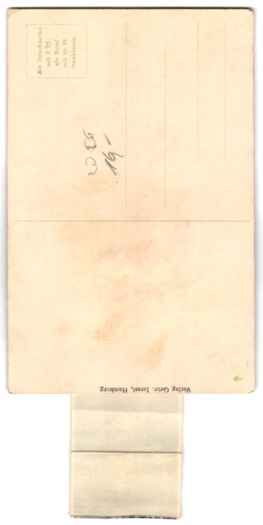 Cartoline postali: Leporello-AK Friedrichsruh, Briefträger – Usato da Berlin venduto da bartko-reher 1