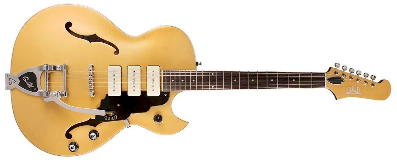 Strumenti ad arco e pizzico: Guild Starfire I Jet 90 Gold Top – Nuovo e nell'imballaggio originale da Bottighofen venduto da zaap 3