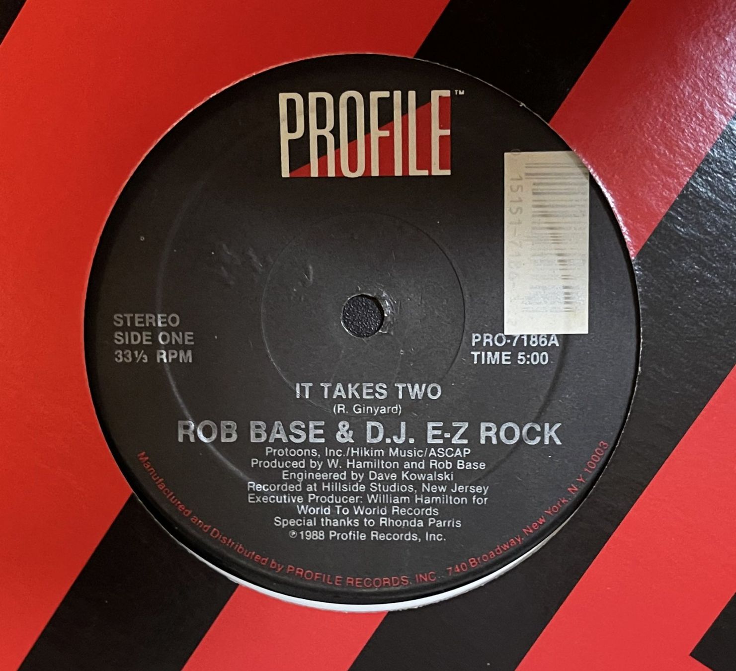 Dischi in vinile: It Takes Two , Rob Base & DJ E-Z Rock Vinyl – Usato da Oftringen venduto da Vucki 2