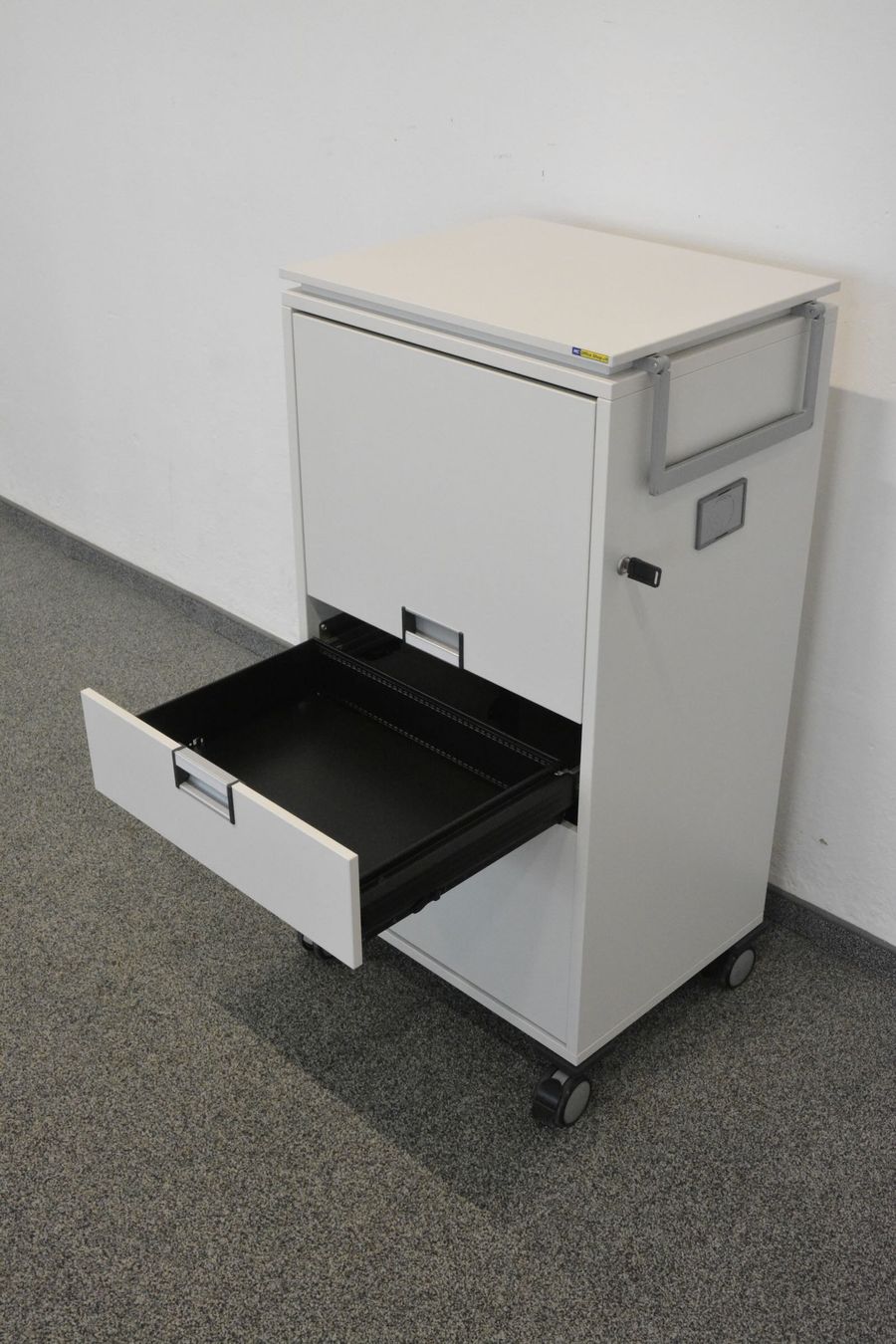 Steelcase Moby Roll-Caddy - Weiss - mit A4 Schublade - mit (Gebraucht ...