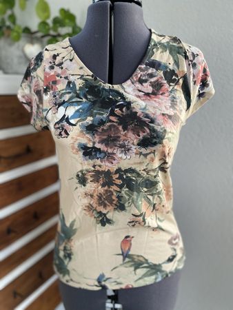 T-shirt fleuri