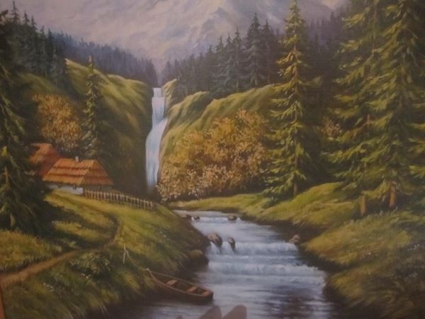 Foto & Immagini: Bild / Kunstdruck mit Rahmen, Landschaft – Usato da Zürich venduto da abraxas1291 1