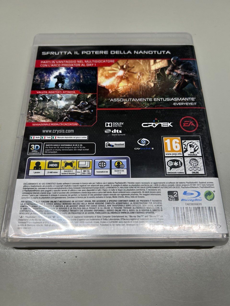 Jeux: Crysis 3: Hunter Edition per PS3 – D'occasion à Giubiasco par LorisVale 1
