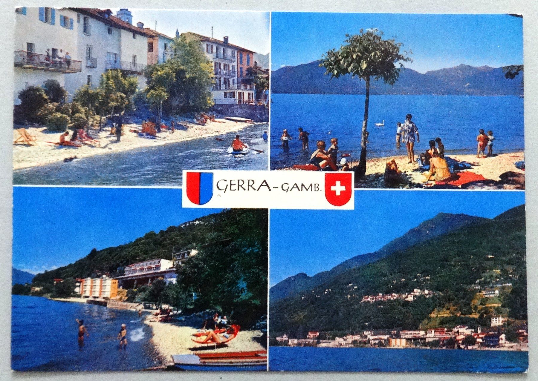 Ansichtskarten: Gerra-Gambarogno, Lago Maggiore – Gebraucht aus Fétigny von Billy2miny