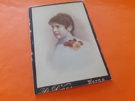 SCHWIIZER JUGEND DAZUMAL - JUNGI FRAU mit ROSE - BERN