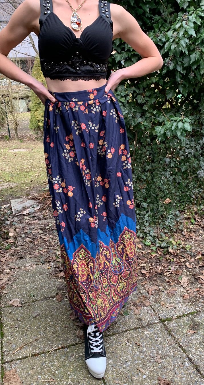 Gonne: Gonna lunga-tg M/L-nuova-chic per primavera – Nuovo e nell'imballaggio originale da Locarno venduto da Fixed8 2
