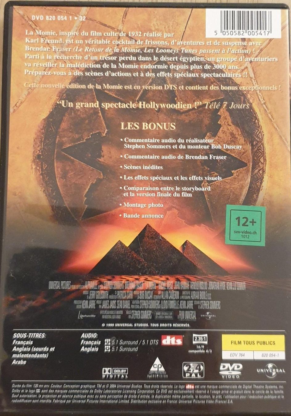 Tutti i DVDs: La Momie (1999) – Usato da La Tour-de-Peilz venduto da Resize 1