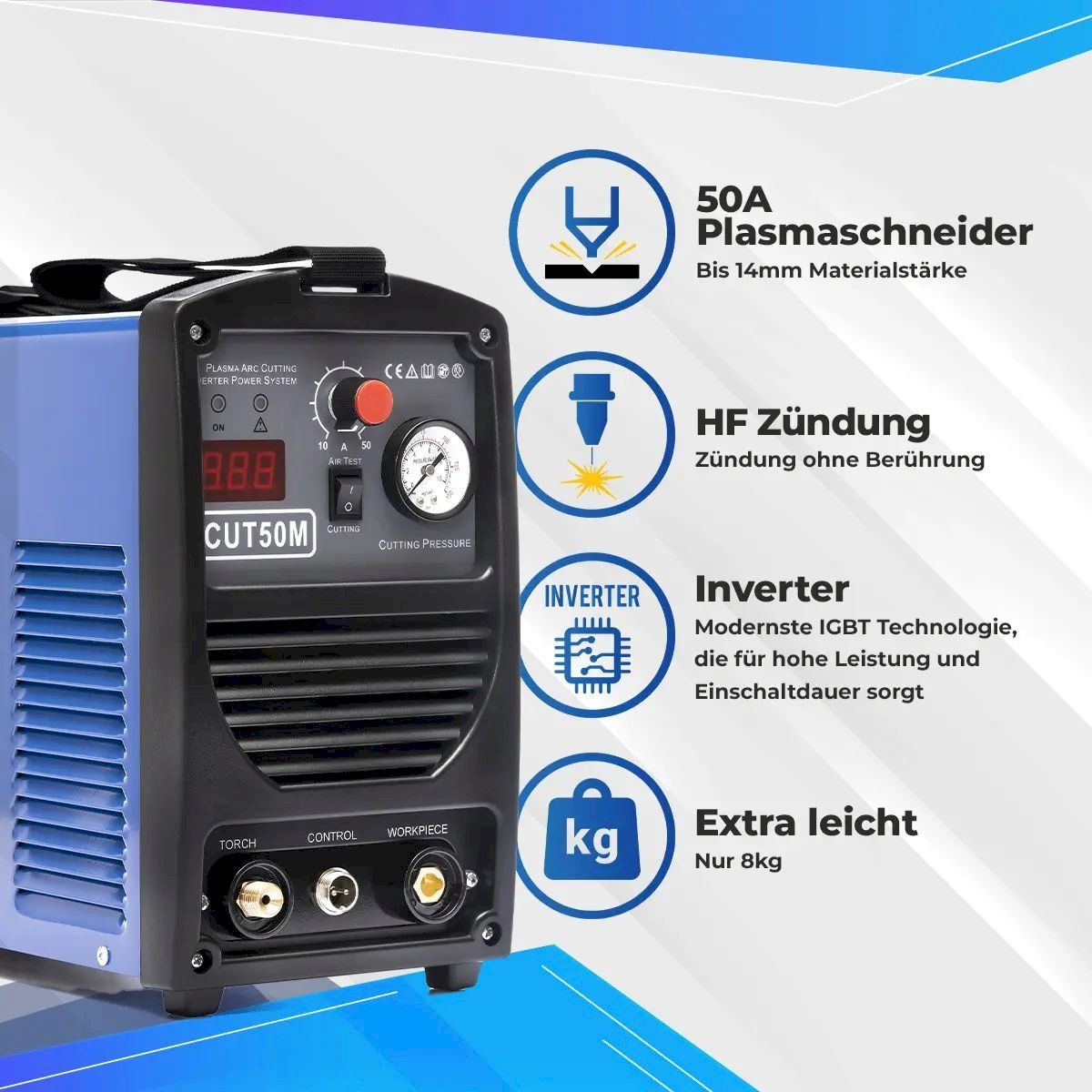 Löten & Schweissen: IPOTOOLS CUT-50 Plasmaschneider IGBT – Neu und originalverpackt aus Bottighofen von zaap 5