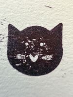 Gummistempel Katze / Katzenkopf – Tiermotiv / Karten