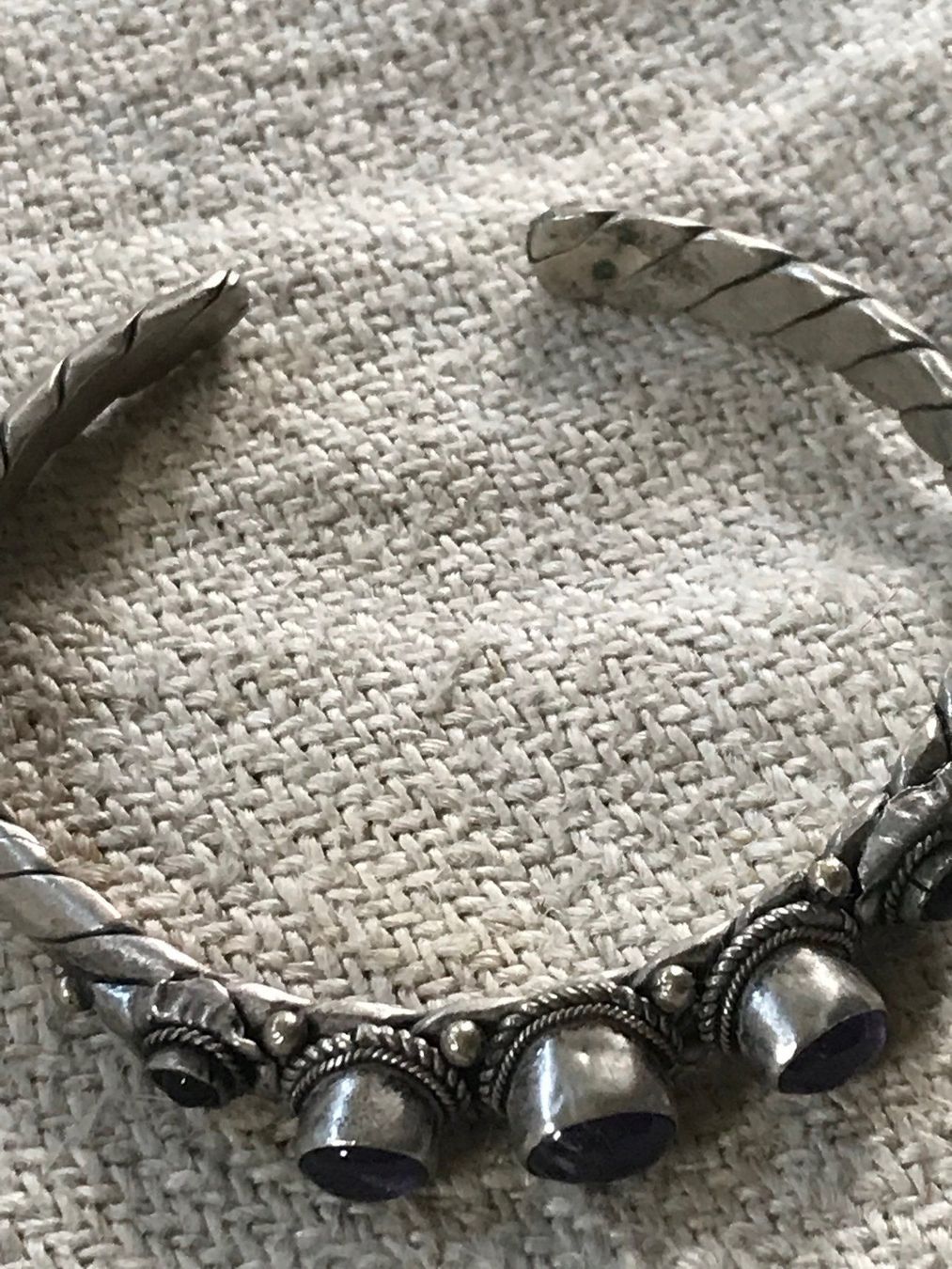 Bracciali & Braccialetti: Armreif Armspange Amethyst Silber Boho – Usato da Wald ZH venduto da rotschmuddl 4