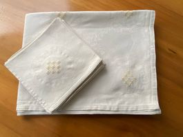 DAMAST Tischtuch & 6 Servietten