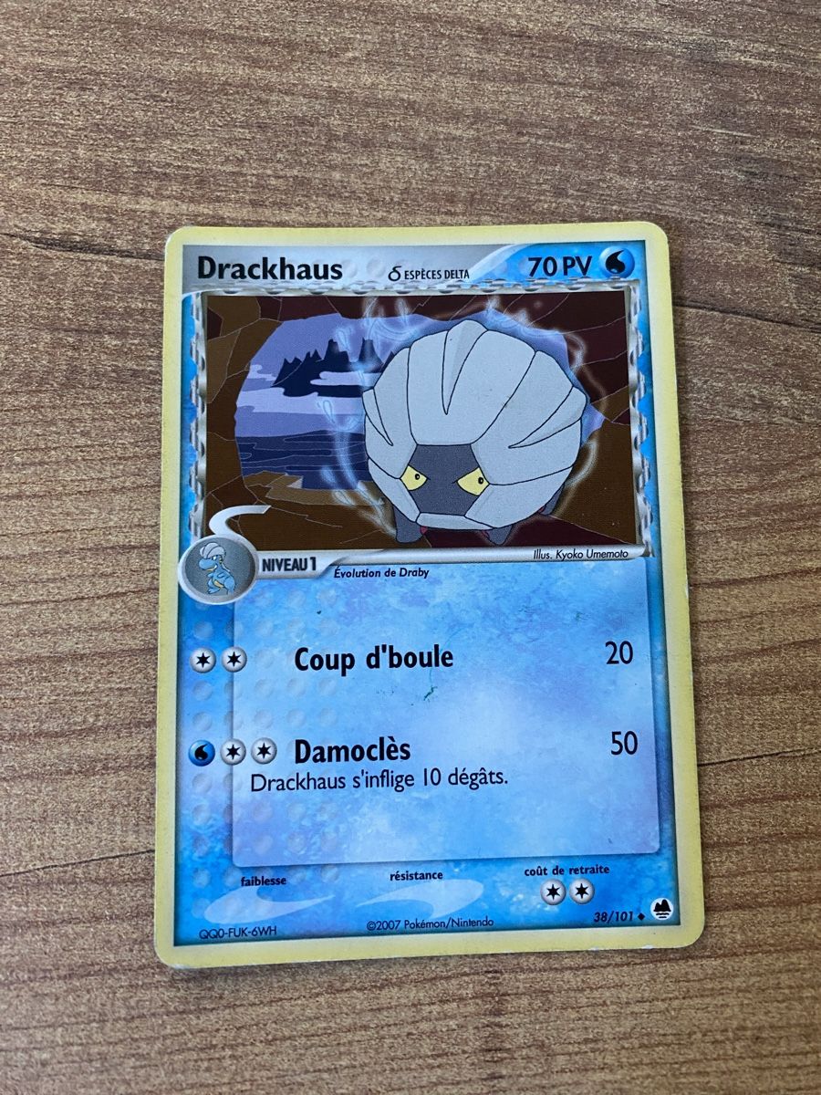 Pokémon Sammelbilder & Trading cards: 2007 Carte Pokemon Drackhaus 38/101 – Gebraucht aus Rossemaison von Carduelis