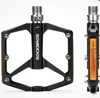 Pedale Rockbros Alu mit Reflektoren