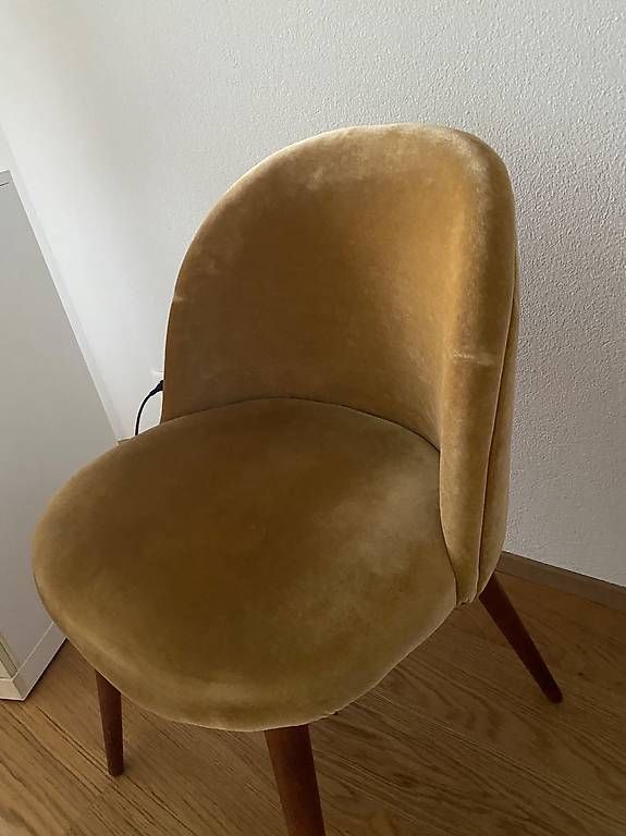 Sedie: Stuhl Samt Senfgelb – Usato da Männedorf venduto da jes_9bdf 2