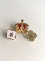 3 Kunglika Slotten Pin Kronen Schweden Brosche Schmuck Pins