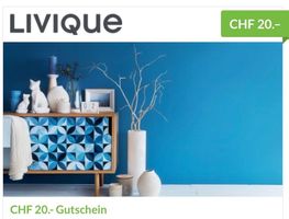 Fr. 20.-- Rabatt bei Livique - Gutschein