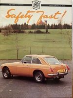 MG Car Club Heft No 3 1989 SAFETY FAST! MGB MGA T-Type etc