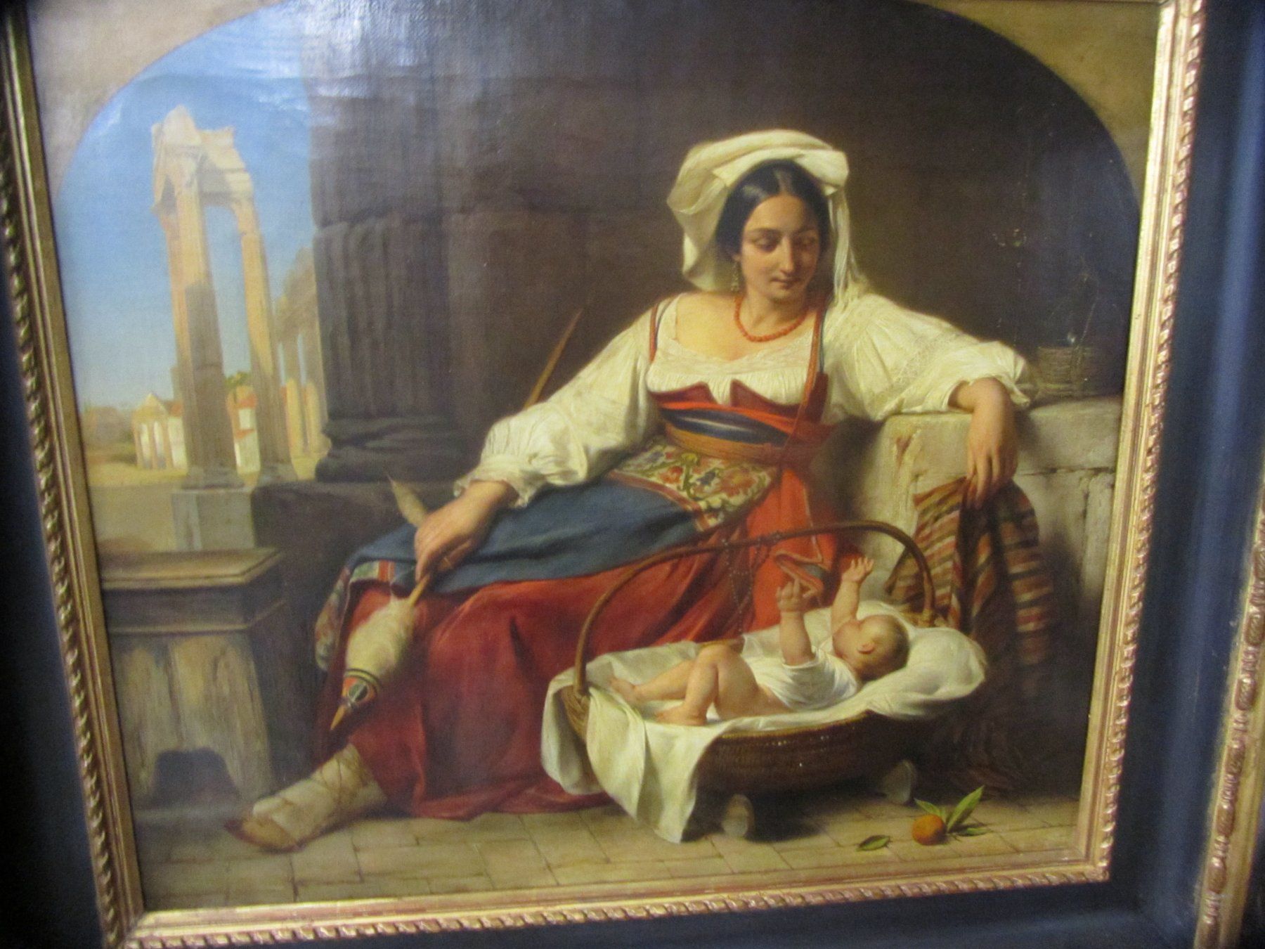 Gemälde: Mutterglück-Theodor Joseph Canneel (1817-1892) – Gebraucht aus Luzern von Lucernauno 1