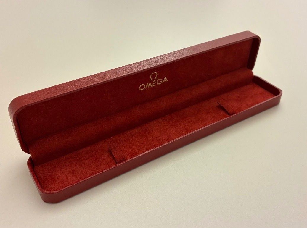 Uhrenboxen: OMEGA Orginal Vintage Red Box – Neu (gemäss Beschreibung) aus Davos Platz von davoser05 1