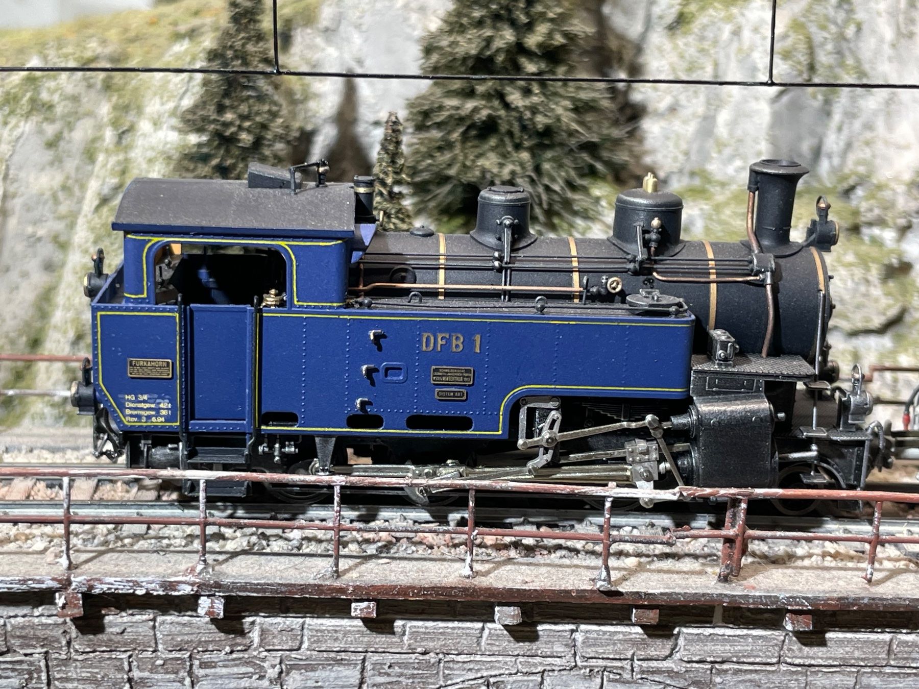 Ferro-suisse Modellini di ferrovie: Ferro Suisse, HG 3/4, DFB- Set 1 – Nuovo (secondo la descrizione) da Krummenau venduto da ferrotech 4
