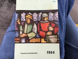 Apotheker-Taschenkalender 1964 ungebraucht, schöner Zustand