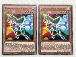 Yu-Gi-Oh! Karte Geschwindigkeitsroid Pferdestelzen LED8-DE01