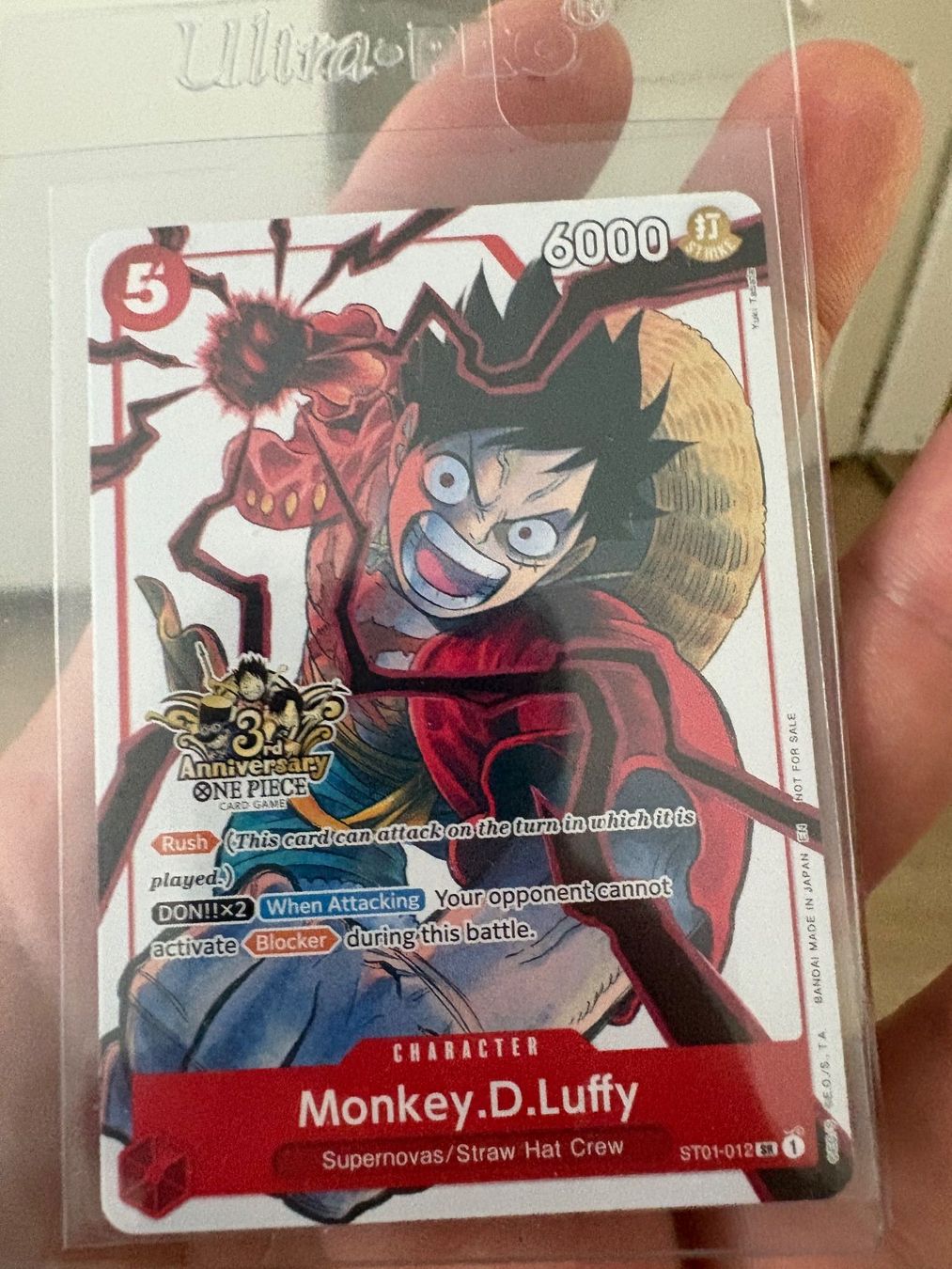 Bandai Carte collezionabili: Monkey.D.Luffy - ST01-012 (3rd Anniversary Tournament – Nuovo (secondo la descrizione) da Kaltbrunn venduto da Mr_Alboss 3