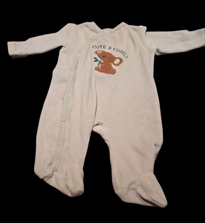 Unisex Baby Wagenanzug Aus Frottee – Mit Baumwollfutter Und Umschlagärmeln – Übergangsanzug Für Frühling & Herbst, Größen 50–74