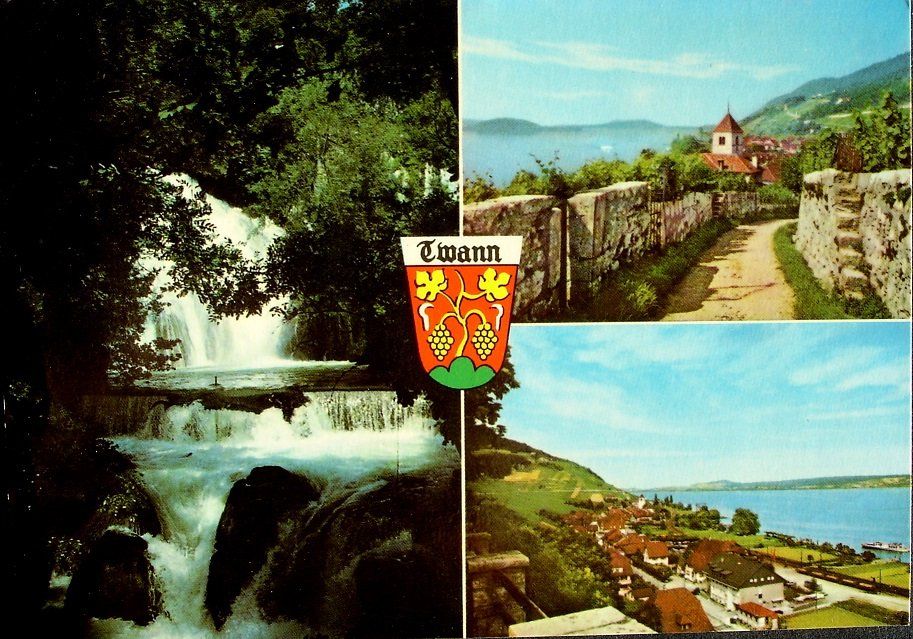 Cartoline postali: TWANN Twannbachschlucht – Usato da Jona venduto da philajona