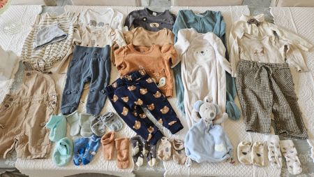 Babykleider Set Gr. 80, Bodies, Strampler,  26 Stück Top!