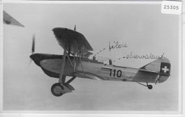 Altes Flugzeug Flugaufnahme M. Staub