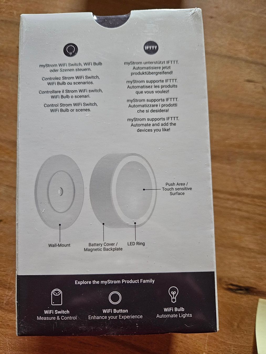 myStrom Interruttori: WiFi Button, myStromModel AYWBP1, NEU – Nuovo e nell'imballaggio originale da Gattikon venduto da balumogli 2