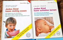 4 Kinderbücher Schlafen, Essen, Willkommen Baby