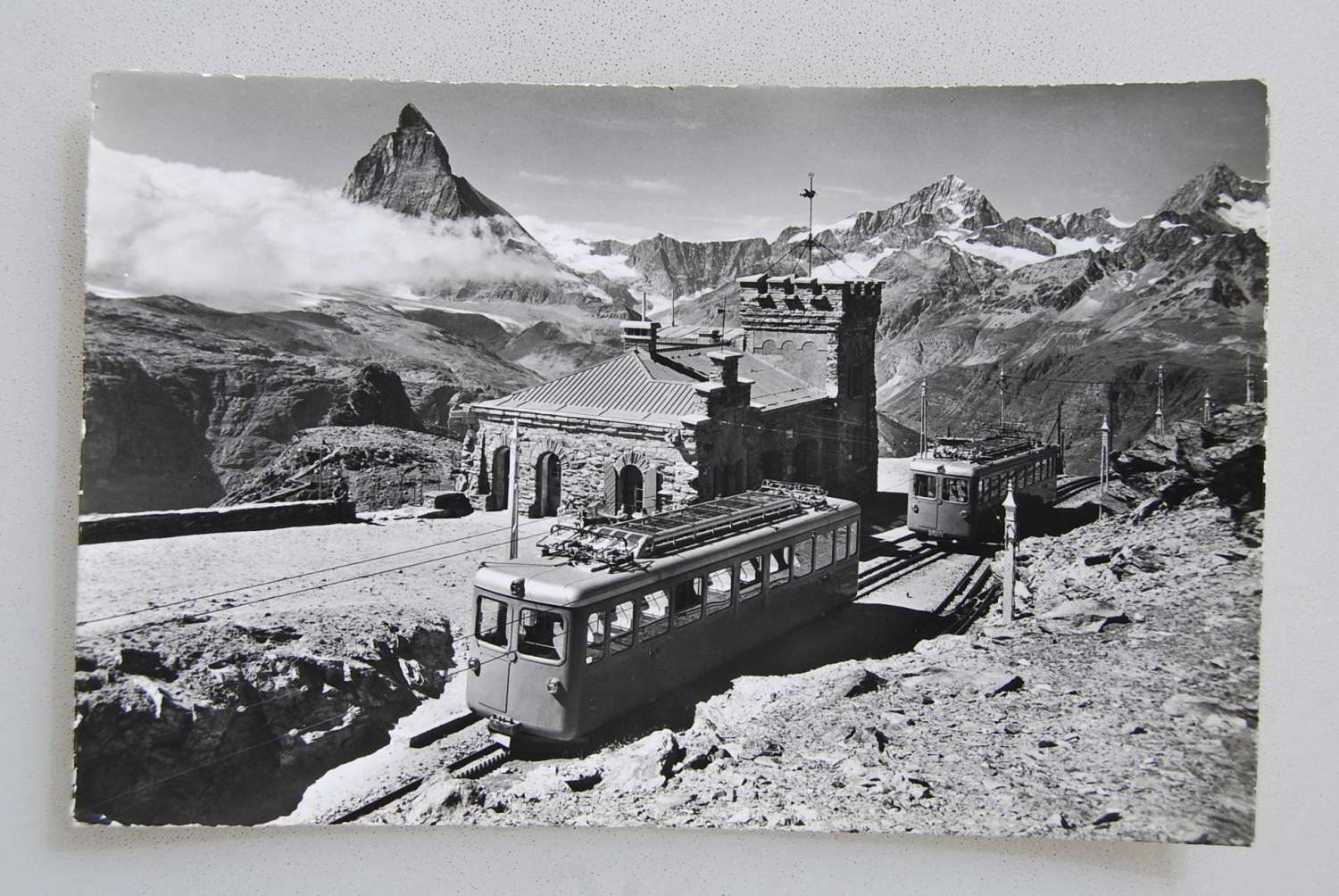 Cartoline postali: AK Zermatt, Gornergrat-Bahn Station – Usato da Rüfenacht BE venduto da Toro06