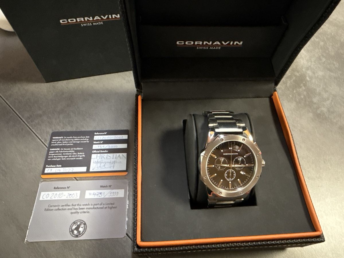 Uhren: Cornavin Uhr Herren Edelstahl Limited Edition mit Box – Gebraucht aus Mauensee von Sir_Mauzilot 1