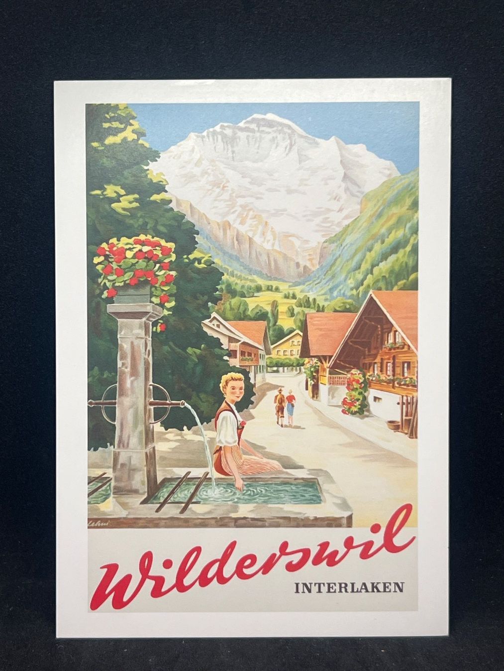 Cartoline postali: Ansichtskarte: Wilderswil Interlaken – Usato da Widnau venduto da Brusi9