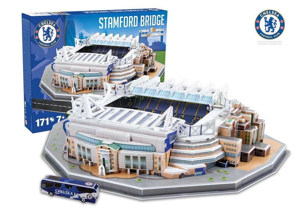 Puzzle: Chelsea Stamford Bridge Stadion 3D Puzzl – Nuovo e nell'imballaggio originale da Wil SG venduto da Football-Legends 5