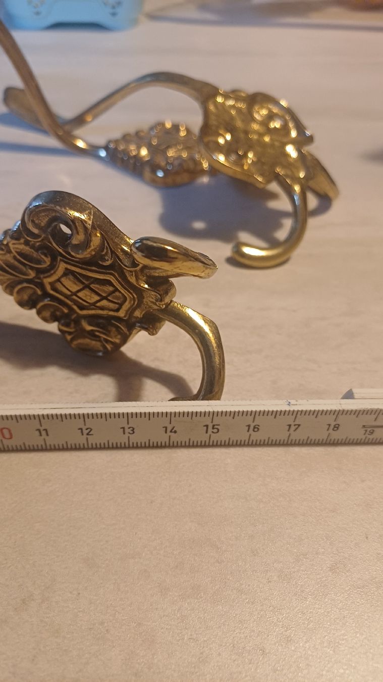 Porte manteau: 3 Wandhaken aus Messing  – D'occasion à Flawil par Naphtali 4