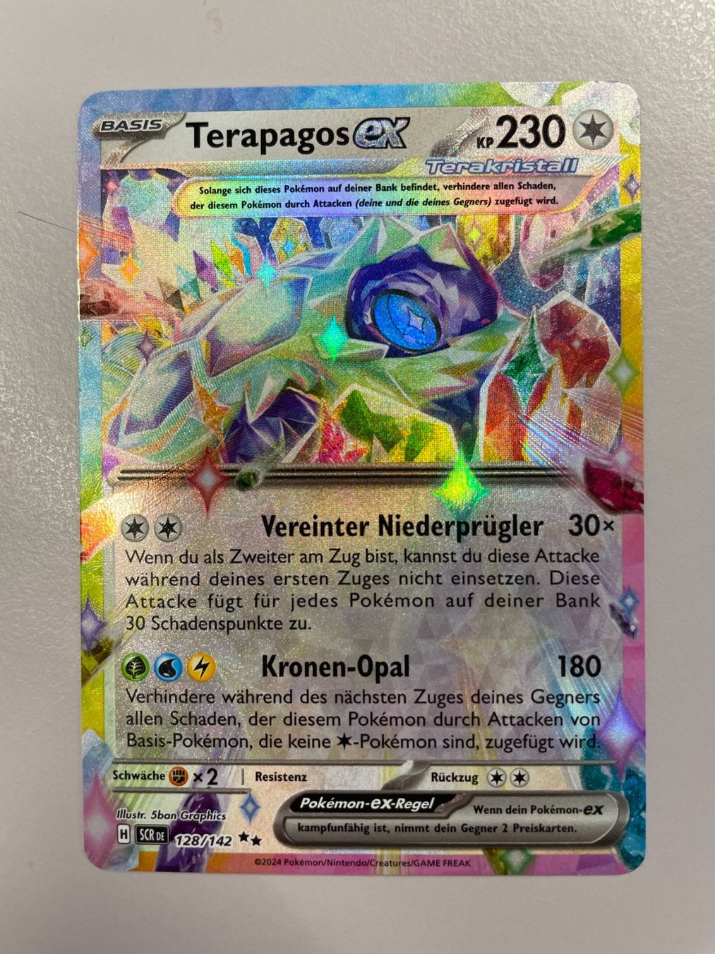Pokémon Carte collezionabili: Pokemon Terapagos eX (Versand gratis) – Nuovo (secondo la descrizione) da Chur venduto da Angerson