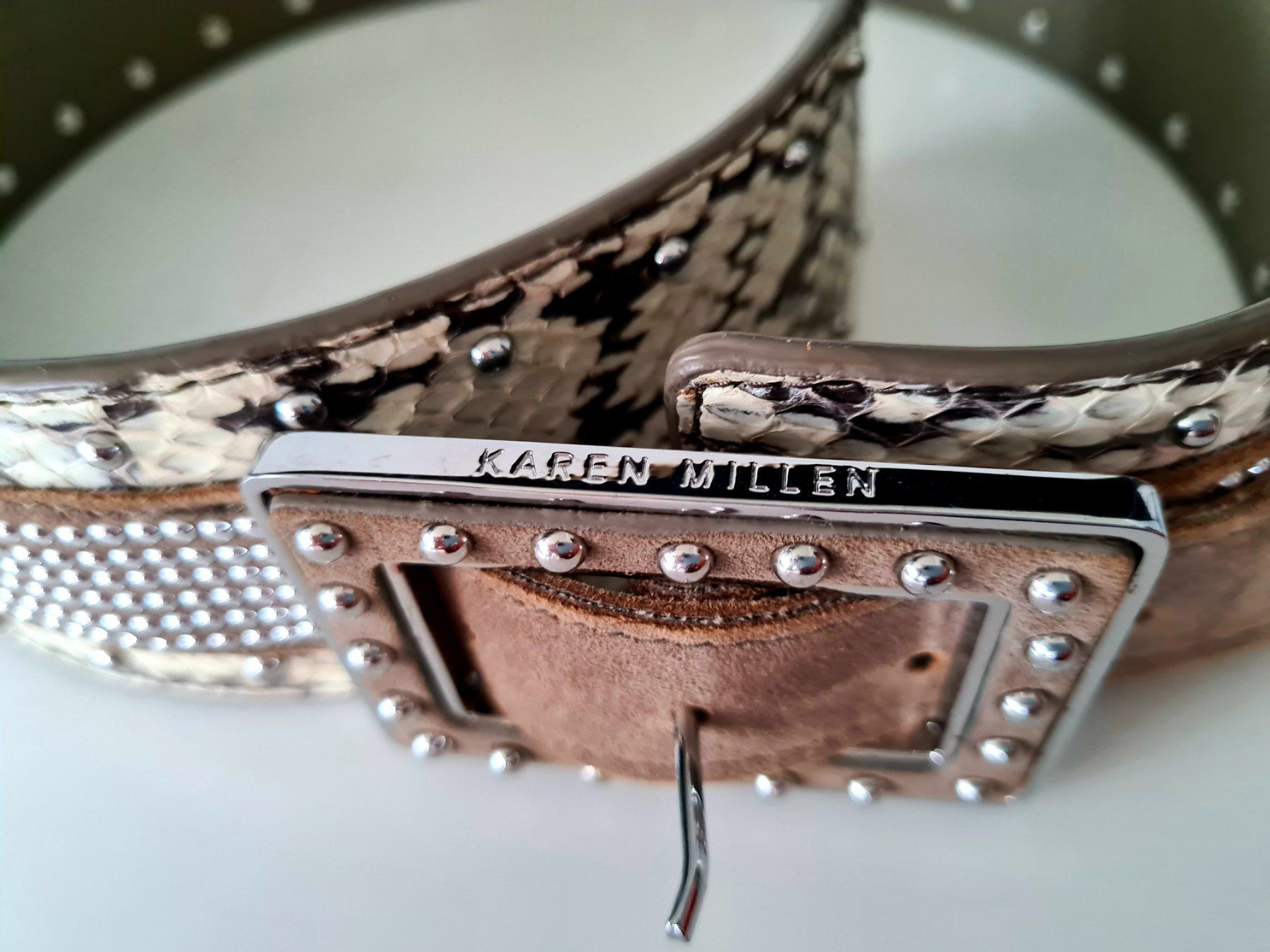 Karen Millen Gürtel: KAREN MILLEN ceinture cuir – Neu (gemäss Beschreibung) aus Thônex von AneleManele 1
