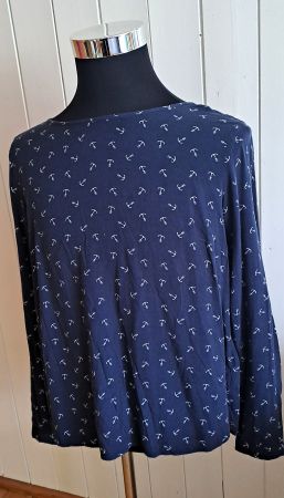 AHOI !!! Tom Tailor Blusenshirt *marine Gr. 40