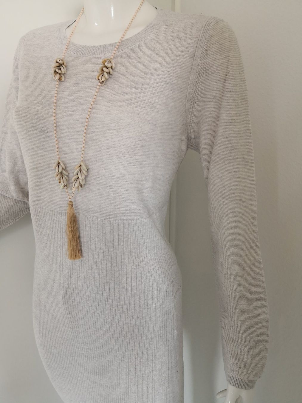 Vestiti: 🤩STREET ONE STRICK-KLEID HELLGRAU – Usato da Olten venduto da Naja-Twins-Twins 1