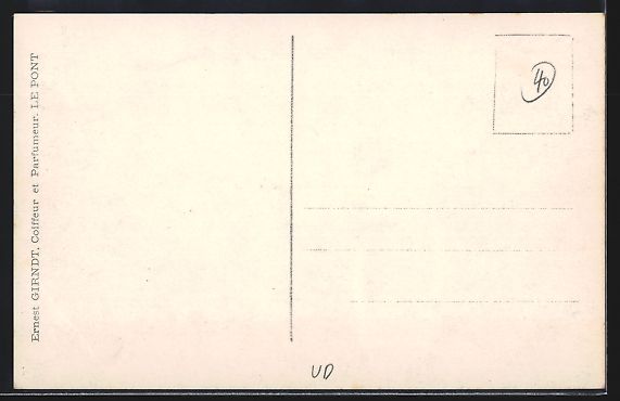Cartoline postali: AK Le Pont, L'Eglise – Usato da Berlin venduto da bartko-reher 1