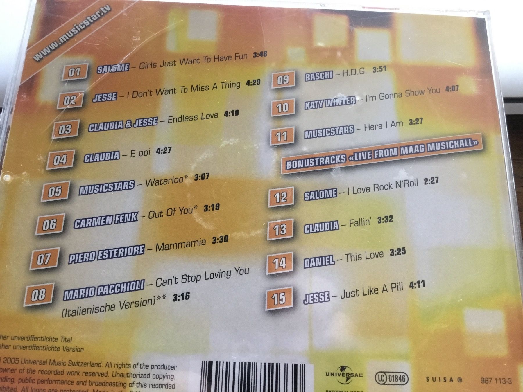 CD: MUSIC STAR – Usato da Thierachern venduto da sweden08 1