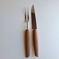 Set fourchette couteau victorinox victoria inox teak