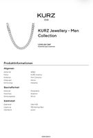 Hochwertige Panzerkette KURZ Jewellery 925 Sterling Silber