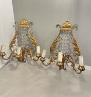 Paar Vintage Italienische Wandleuchten, 1950er