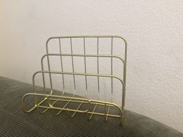 Goldener Briefständer/Organizer